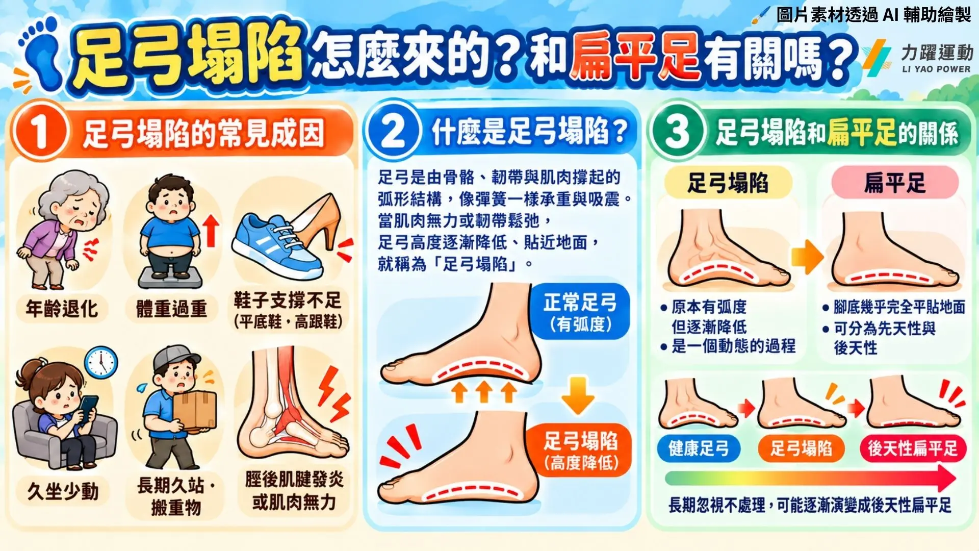 足弓塌陷衛教1